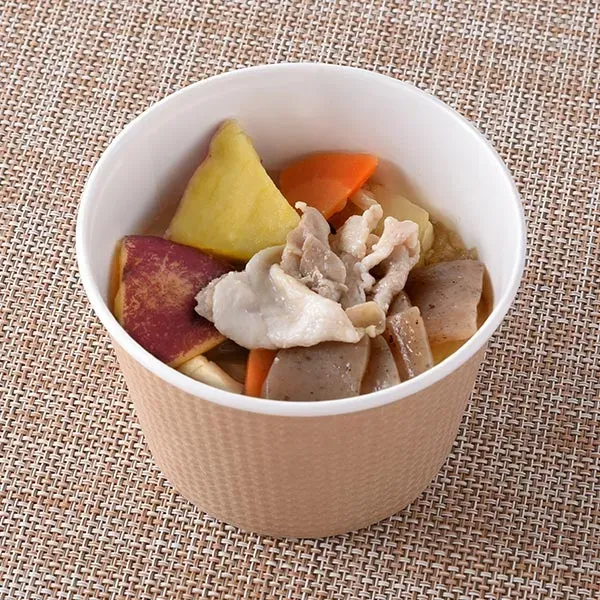 엣추 미소로 맛을 낸 건더기가 풍부한 돈지로