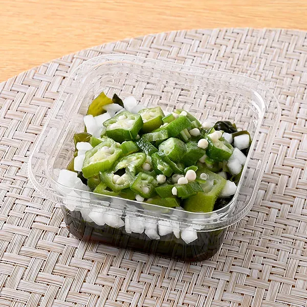 混ぜて食べるネバネバサラダ(ポン酢味)