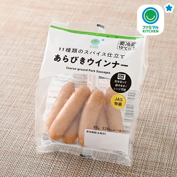 Coarse-Ground Wiener Sausage with 11 Spices