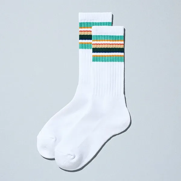 Line Socks 2026 Summer Color/White