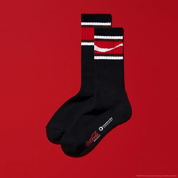 Line Socks COCA-COLA Black