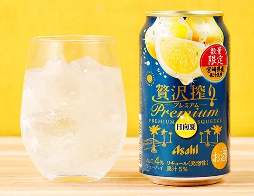 ASAHI Zeitaku Shibori Premium Hyuganatsu 350ml
