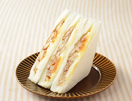 Extra Portion! Teriyaki Chicken Egg Sandwich