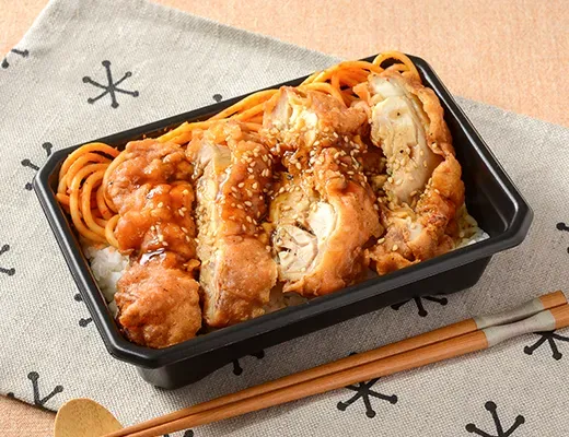 Okazu-don! Sweet & Spicy Fried Chicken Bento