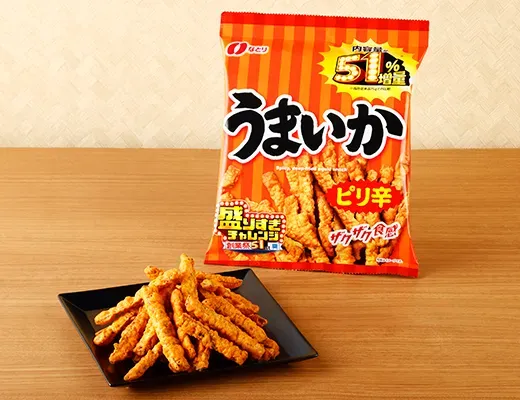 NATORI Spicy Fried Squid Snack (51% Extra)