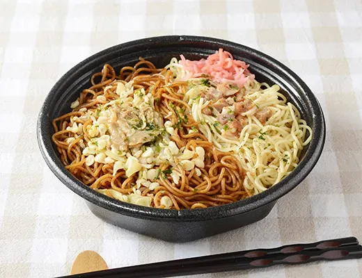 아와세스기! 소스 & 소금 야키소바