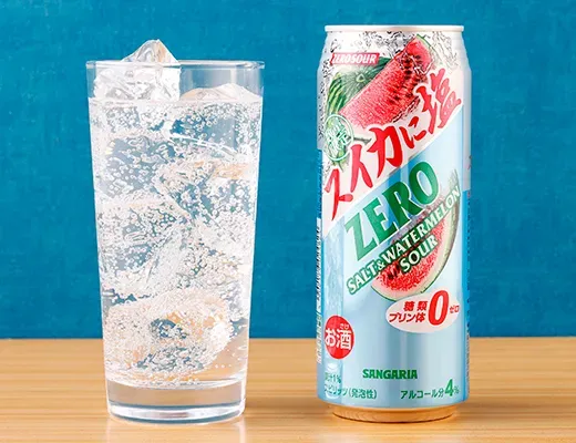 SANGARIA 제로 사워 수박에 소금 500ml