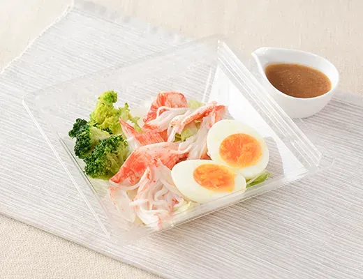 Crab Stick Salad Packed with Protein