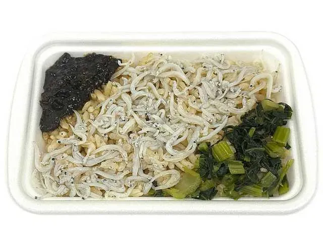 しらすと海苔佃煮の御飯