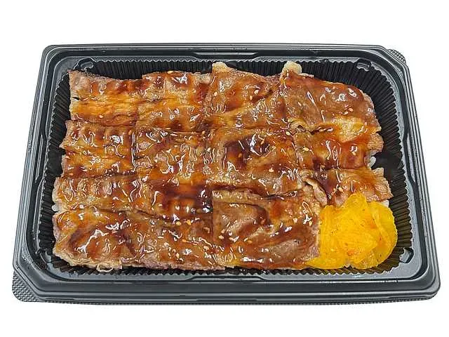 旨辛だれの炭火焼き牛カルビ重