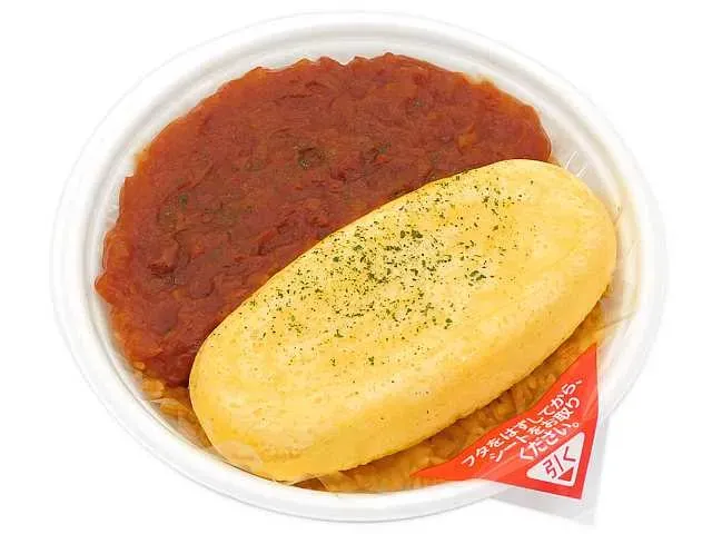 割って食べるふわとろ 玉子のオムライス