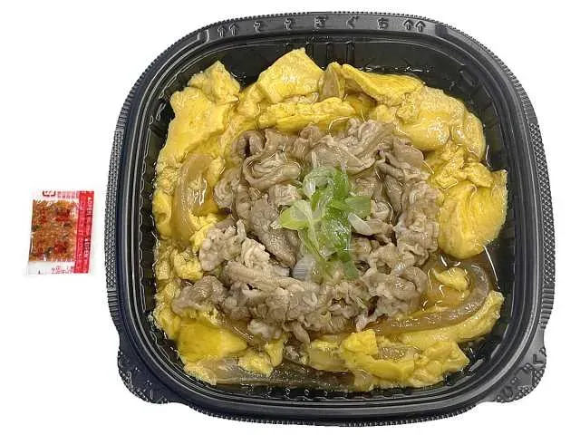 牛肉の玉子とじ丼