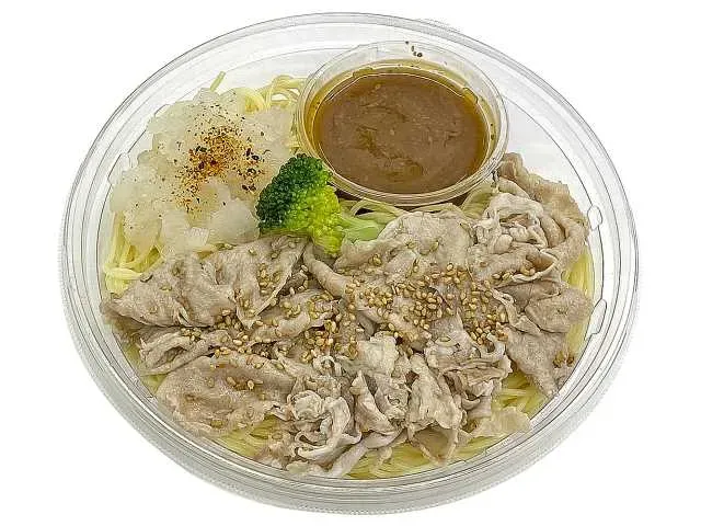 豚しゃぶのさっぱり和風おろし冷製パスタ