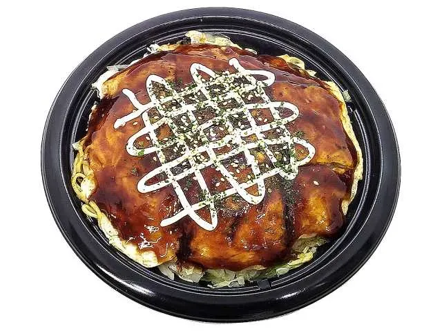Okonomiyaki with Pork and Yakisoba Noodles