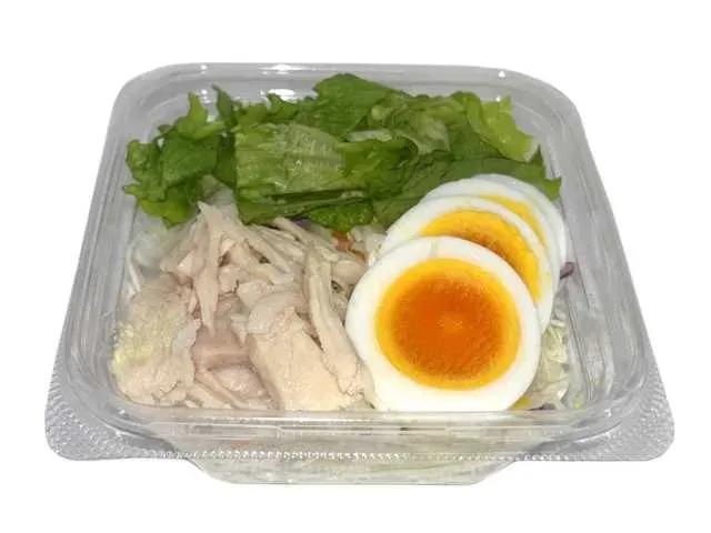 蒸し鶏と玉子のサラダ