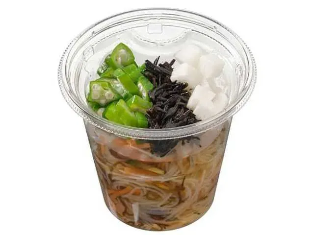 오크라와 마 당면 매끈매끈 샐러드