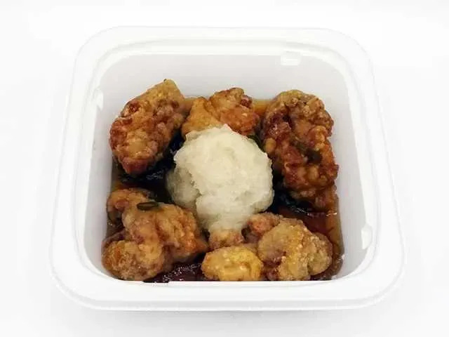 Fried Chicken with Dashi Soy Sauce and Grated Radish Starchy Sauce
