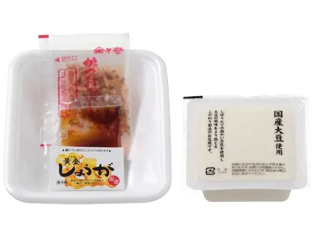 일본산 대두 사용 히야얏코 세트