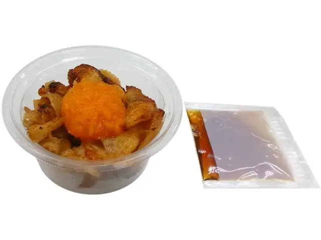 長州どりの炭火焼き鶏皮ぽん酢
