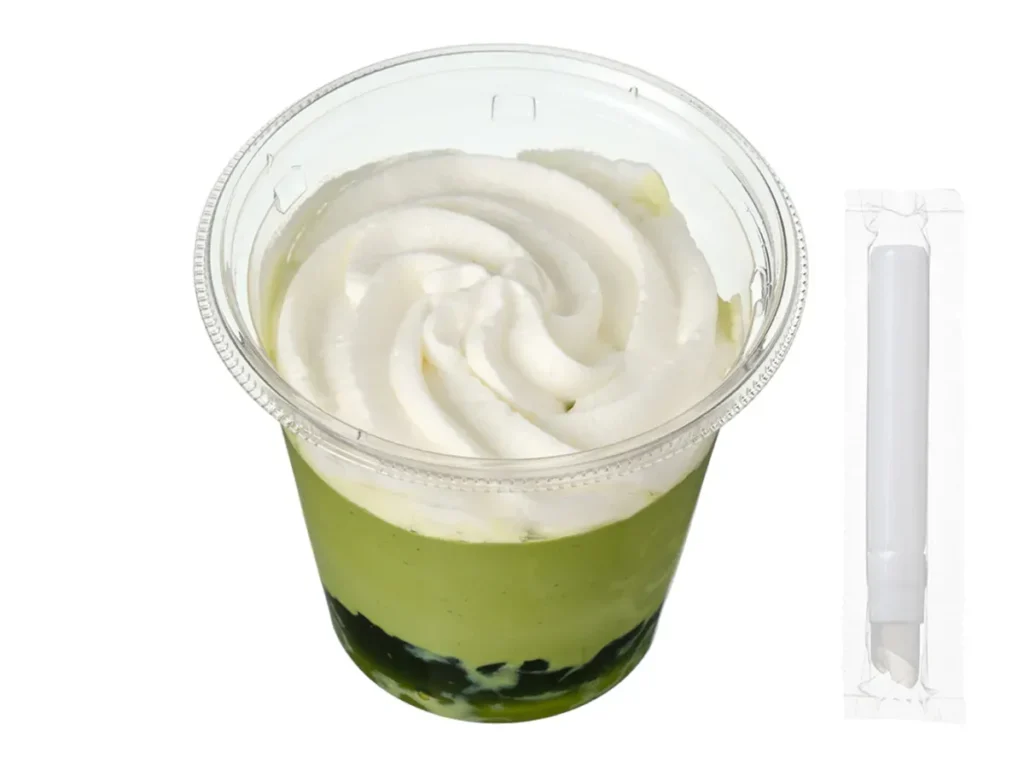 まぜまぜスイーツ 抹茶ラテ わらびもち入り