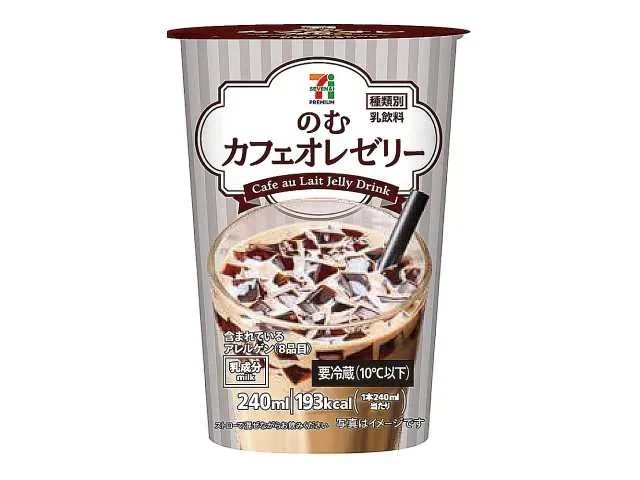 7 PREMIUM Drinkable Cafe Au Lait Jelly 240ml