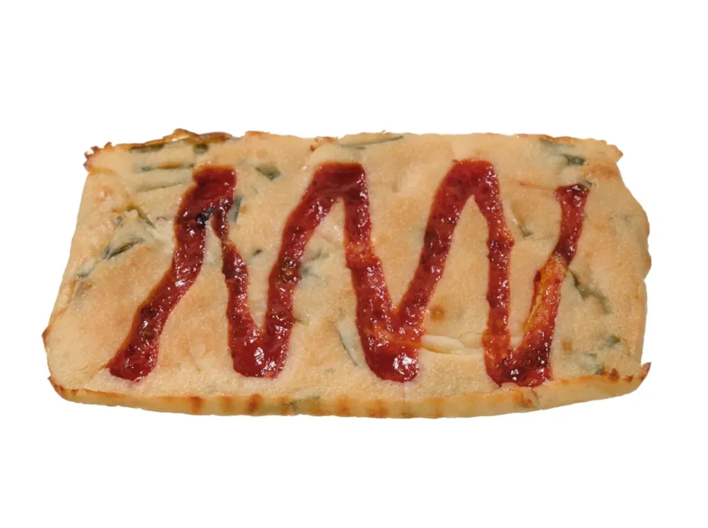 Chewy Korean-style Pancake Bread with Spicy Sauce