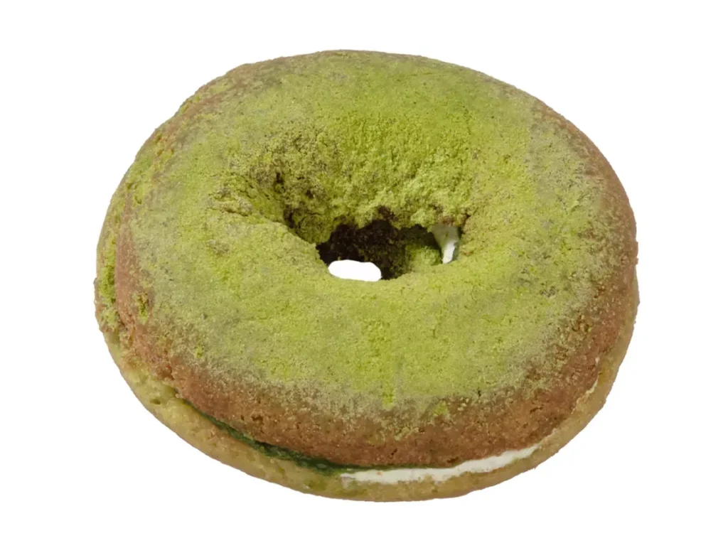 Green Tea & Whipped Cream Donut with Ashigara Tea