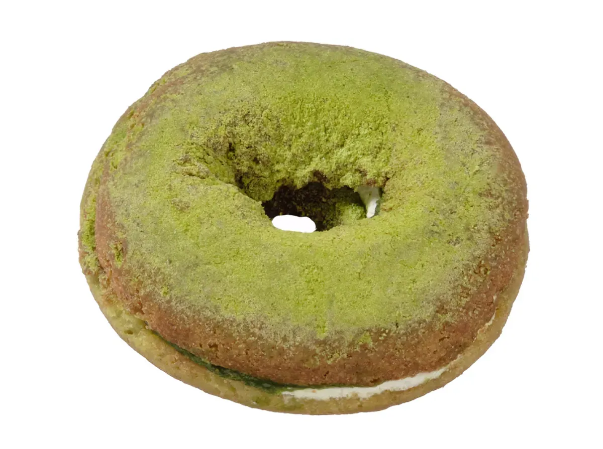 Green Tea & Whipped Cream Donut with Ashigara Tea