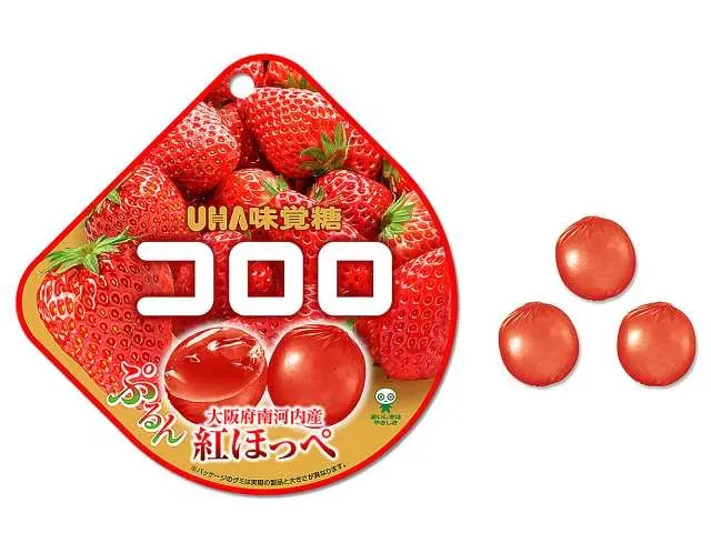 UHA MIKAKUTO Kororo (Osaka Minamikawachi Benihoppe Strawberry)