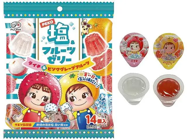 FUJIYA PEKO Salt & Fruit Jelly