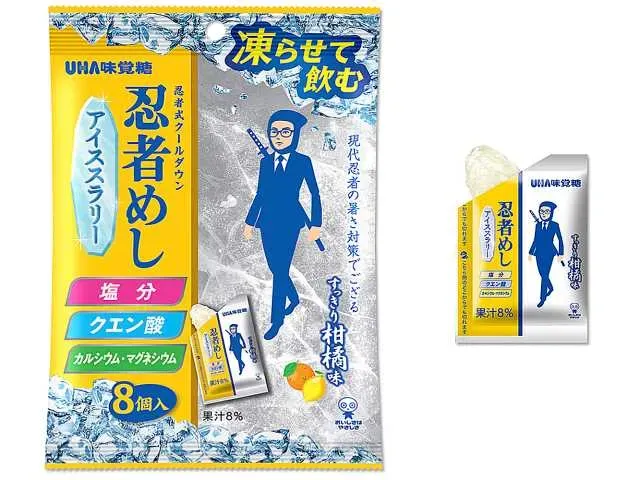 味覚糖 忍者めしアイススラリー すっきり柑橘味