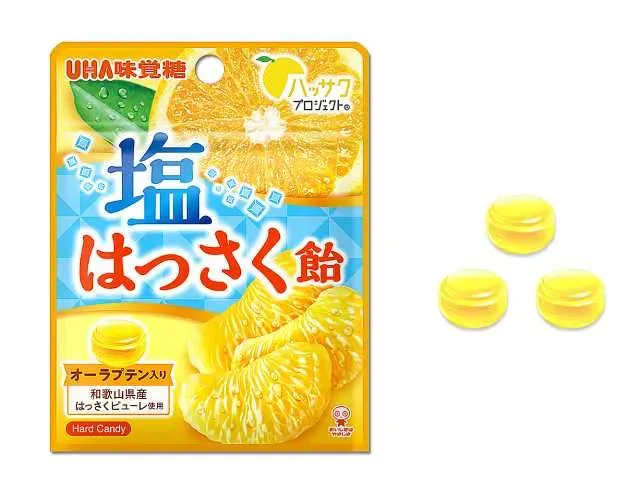 味覚糖 塩はっさく飴