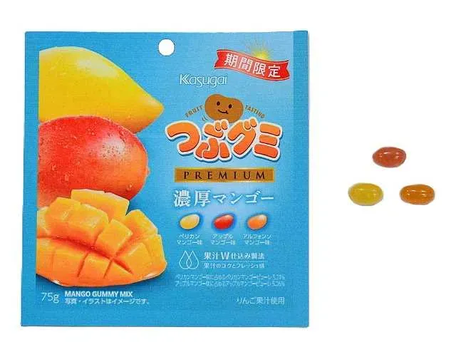 KASUGAI Tsubu Gummy Premium Rich Mango
