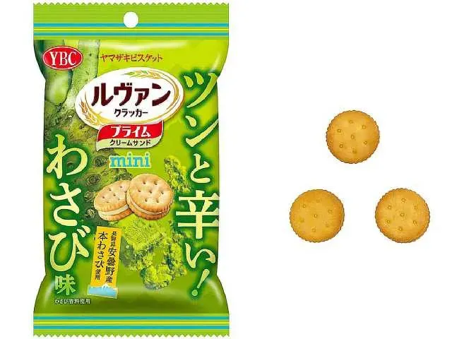 ヤマザキビスケット ルヴァンプライムサンドミニ わさび味