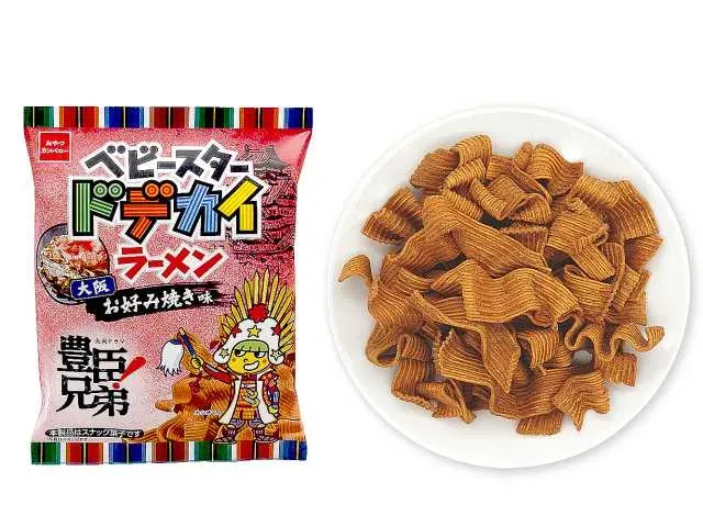 OYATSU COMPANY BABY STAR Dodekai Ramen Toyotomi Brothers! Osaka Okonomiyaki Flavor