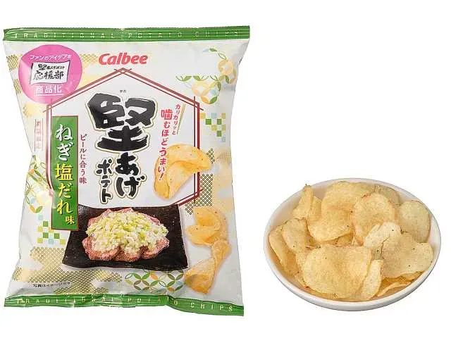 CALBEE Kata-age Potato Green Onion & Salt Sauce Flavor