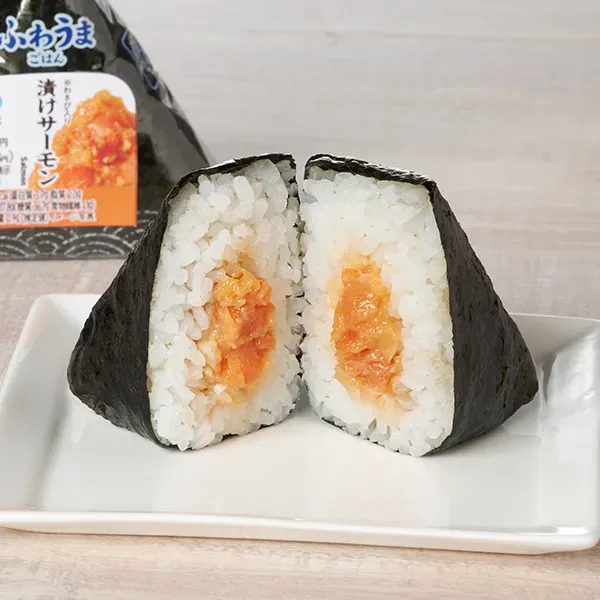 青磯海苔 漬けサーモン