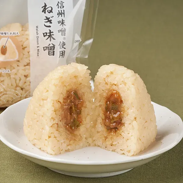 ねぎ味噌おむすび