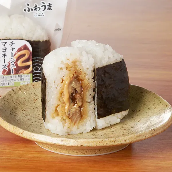 Directly Wrapped Chashu Mayonnaise Rice Ball