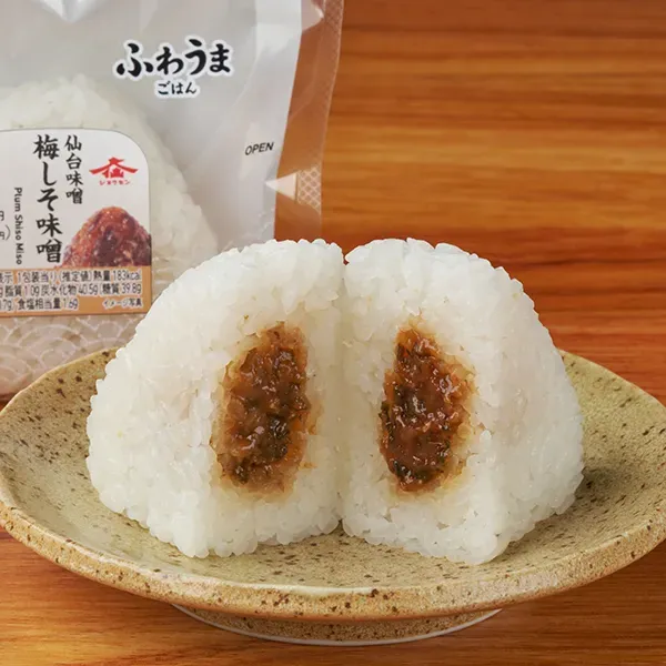 Sendai Miso, Plum and Shiso Miso Rice Ball