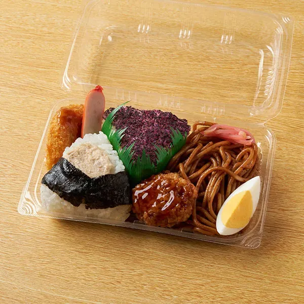 Rice Ball and Yakisoba Noodles Set