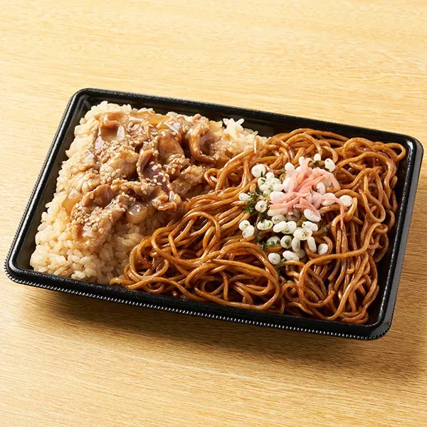 豚焼肉&焼そば弁当