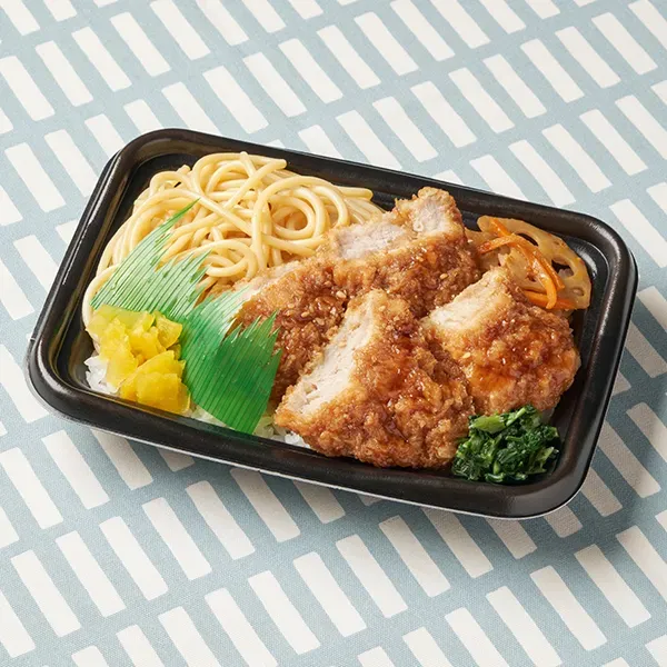 Sweet and Savory Sauce Pork Fillet Cutlet Bento