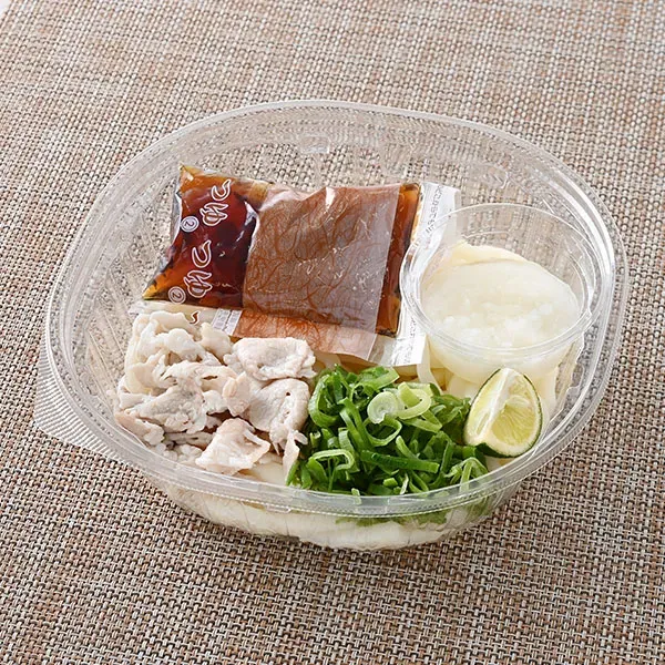 冷し豚しゃぶすだちぶっかけうどん