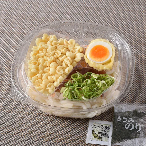 Chilled Pour-Over Udon with Sweet and Savory Sauce & Egg Tempura