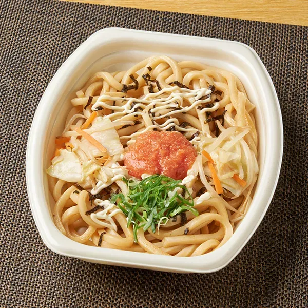 쫄깃한 식감의 명란 마요 볶음 우동