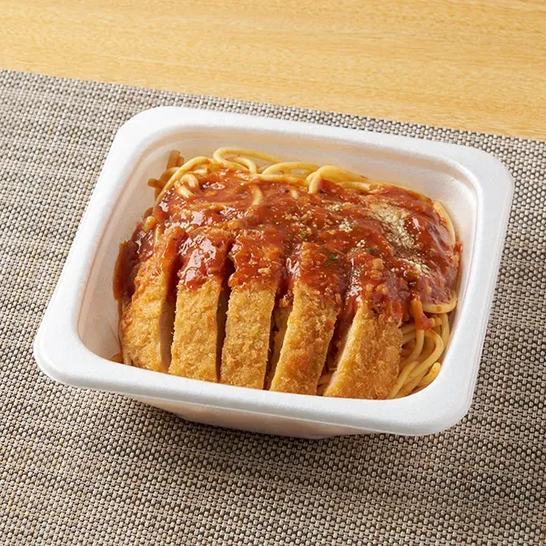 太麺!トンカツ&ミートソーススパゲティ