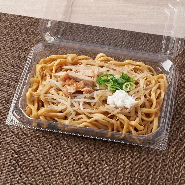 背脂煮干し焼そば(にんにく入り)
