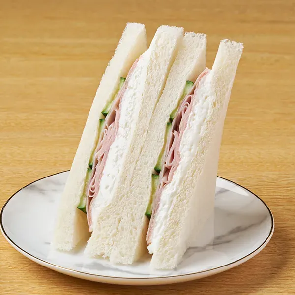 Ham and Cheese Cream Sandwich