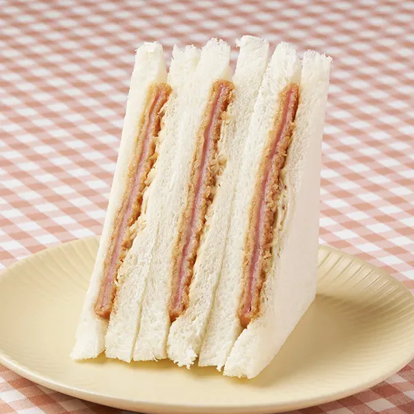 Sauce Ham Katsu Sandwich